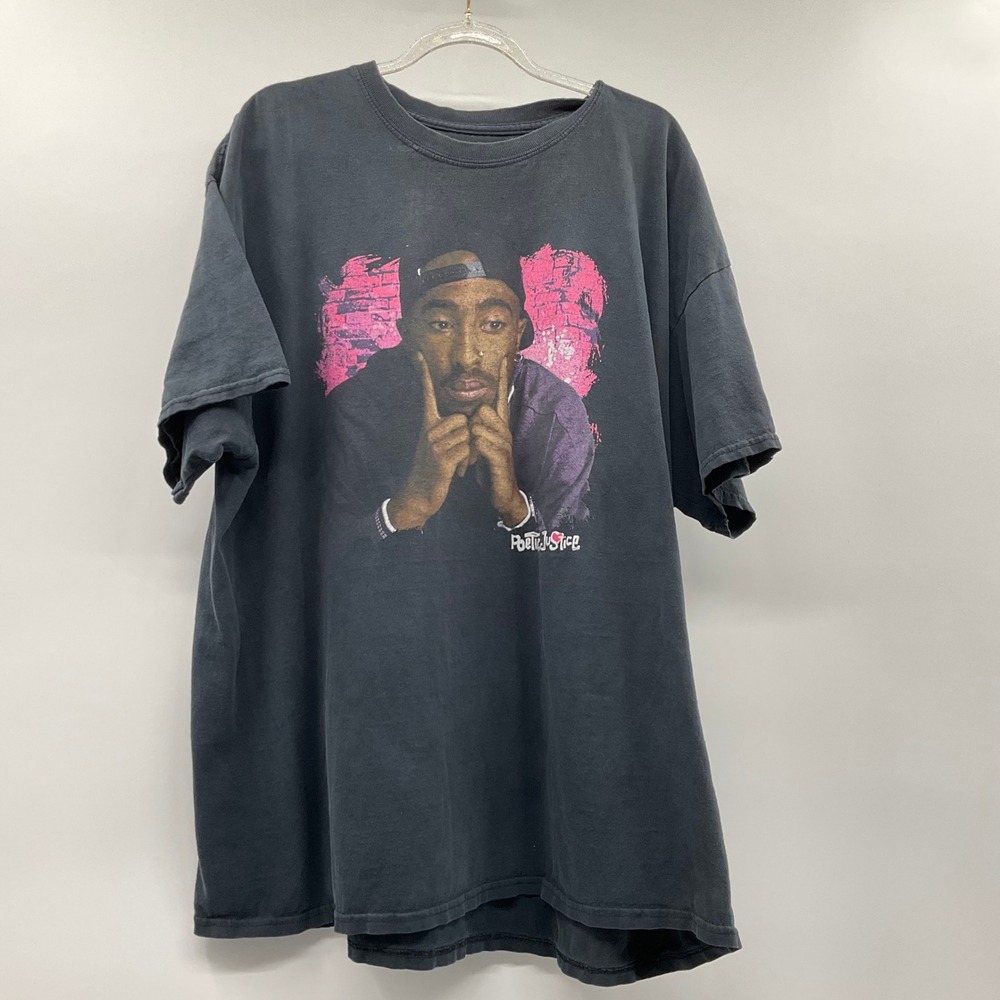 Poetic Justice Tupac Graphic Shirt XXL Streetwear Grungecore Hip Hop 2pac Lucky